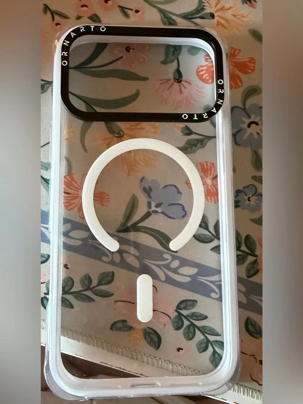 ORNARTO Diamond Air Case for iPhone 17 Pro Max in WHITE